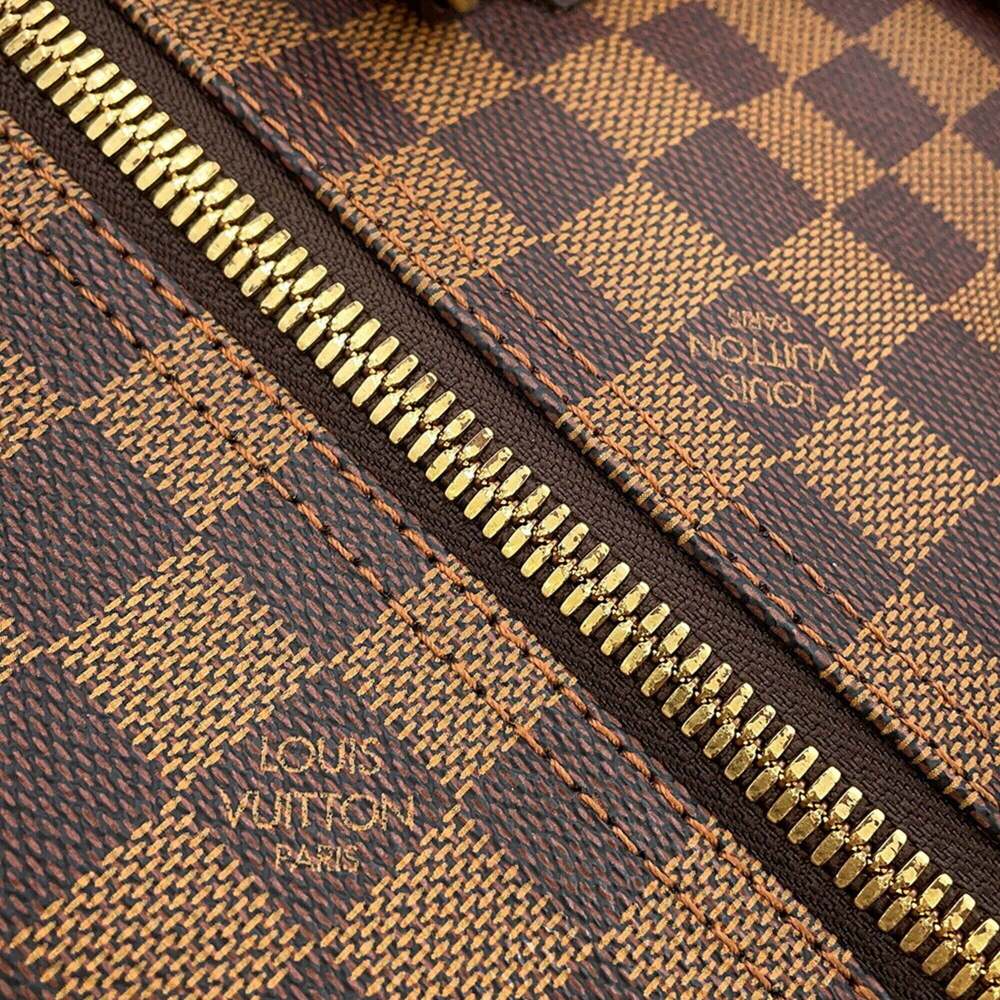 LOUIS VUITTON Authentic Brown Damier Boston Bag - Picture 15 of 16